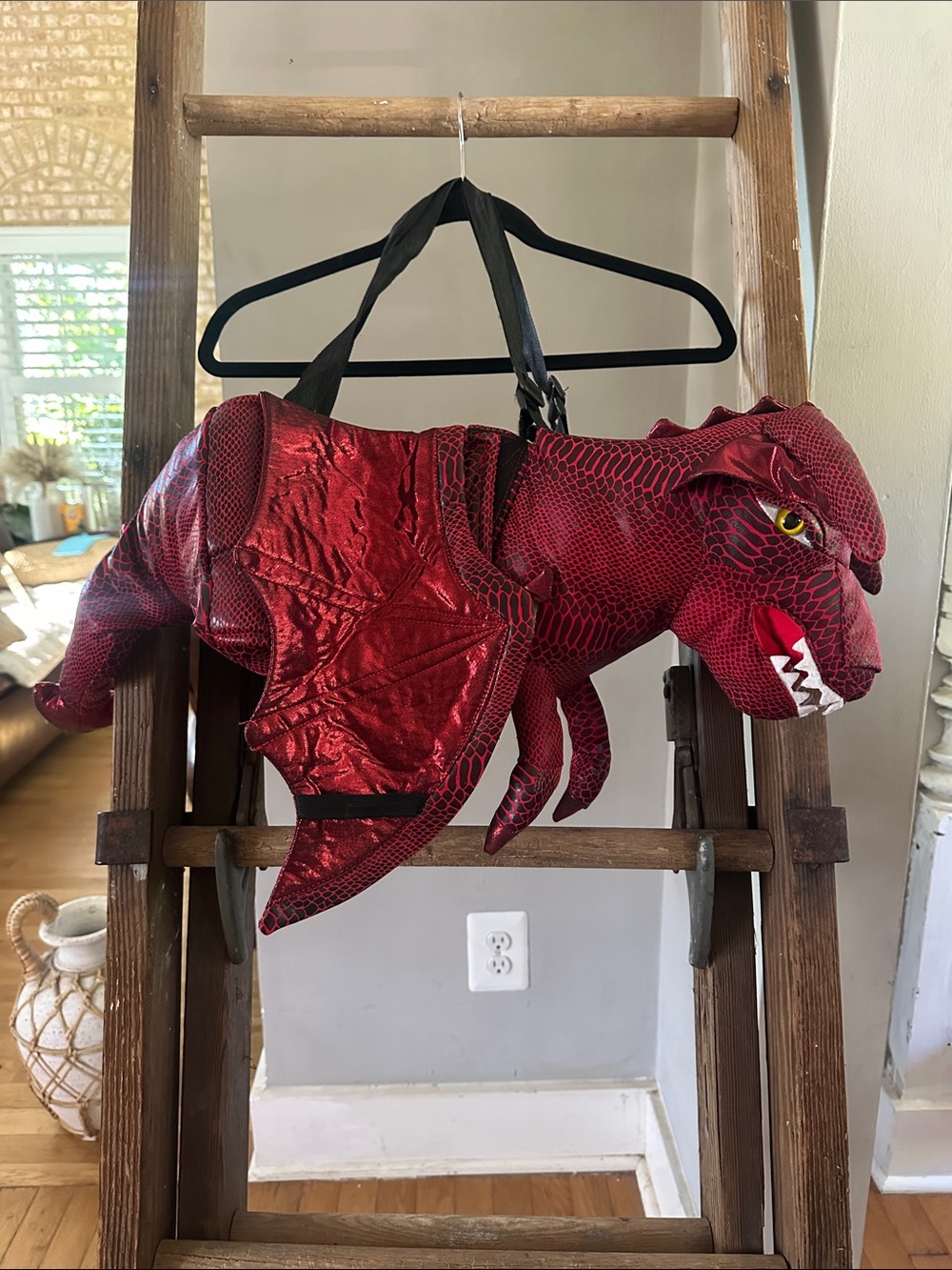 HALLOW'S EVE DEVILSTEP IN SHOULDER COSTUME TAIL WINGS HALLOWEEN 3-7 YEARS